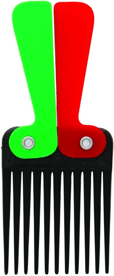  6 1/2" Folding Handle Afro Pik comb