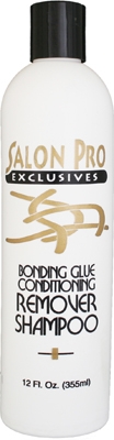  SALON PRO Bonding Glue Conditioning Remover Shampoo, 12 fl.oz.