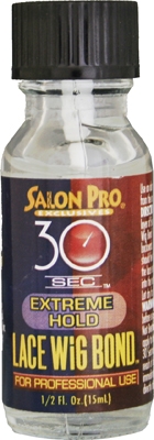  SALON PRO 30-Sec Extreme Hold Lace Wig Hold, 1/2 fl.oz.