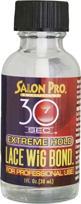 SALON PRO 30-Sec Extreme Hold Lace Wig Hold, 1 fl.oz.