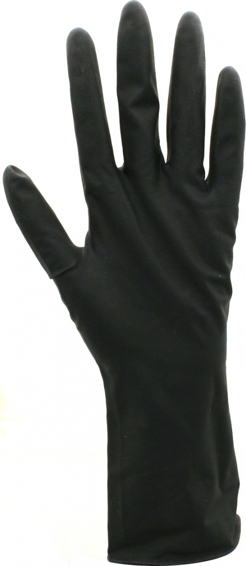  Professional Reusable Black Gloves (Med)(1 Pr. )