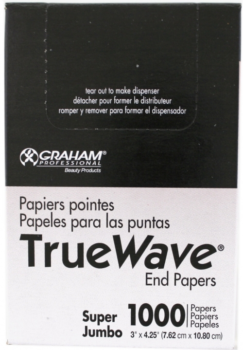 GRAHAM TrueWave End Papers- (Super Jumbo) 3" x 4.25" (1000pcs)