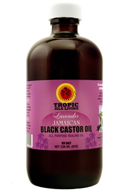 Tropic Isle Living Jamaican Black Castor Oil with Lavender (8oz.)
