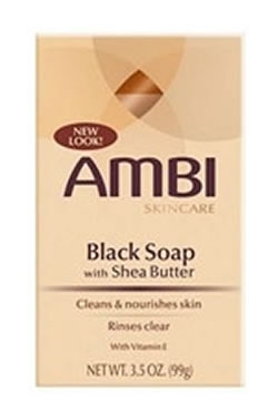 AMBI Black Soap with Shea Butter (3.5oz)