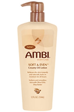 AMBI Soft & Even Creamy Oil Lotion (12oz)