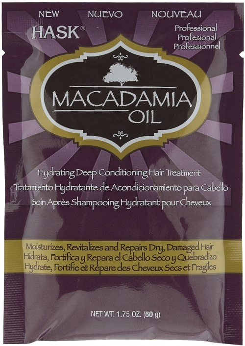 HASK Macadamia Oil Hydrating Deep Conditioning Treatment Packette 1.75oz.