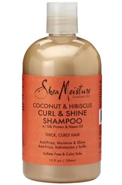 Shea Moisture Coconut & Hibiscus Curl & Shine Shampoo 