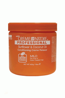 Creme of Nature Sunflower & Coconut Creme Relaxer Jar [Mild] 