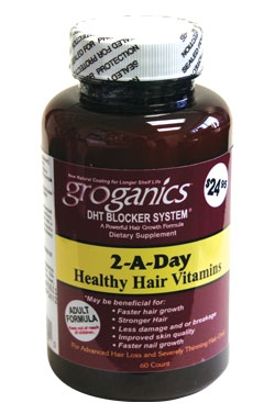 Groganics 2-A-Day Healthy Hair Vitamins (60ct)