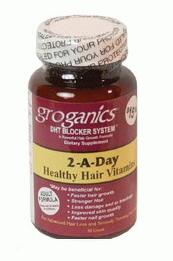 Groganics 2-A-Day Healthy Hair Vitamins(30ct)