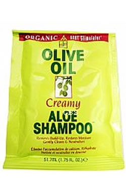 Organic Root Olive Oil Creamy Aloe Shampoo Packette (12pc/ds)