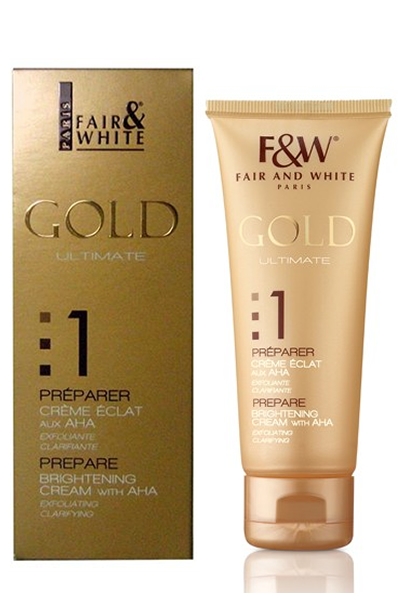 Fair & White Gold - 1: Prepare -  AHA Brightening Cream