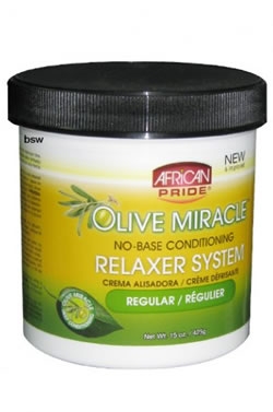 African Pride Olive Miracle Relaxer Jar-Super