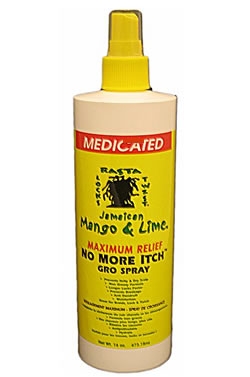 Jamaican Mango & Lime Medicated No More Itch Gro Spray (16oz)