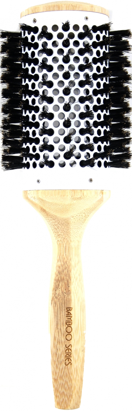  Bamboo Brush, 58mm. Boar Bristles, Ceramic Barrel