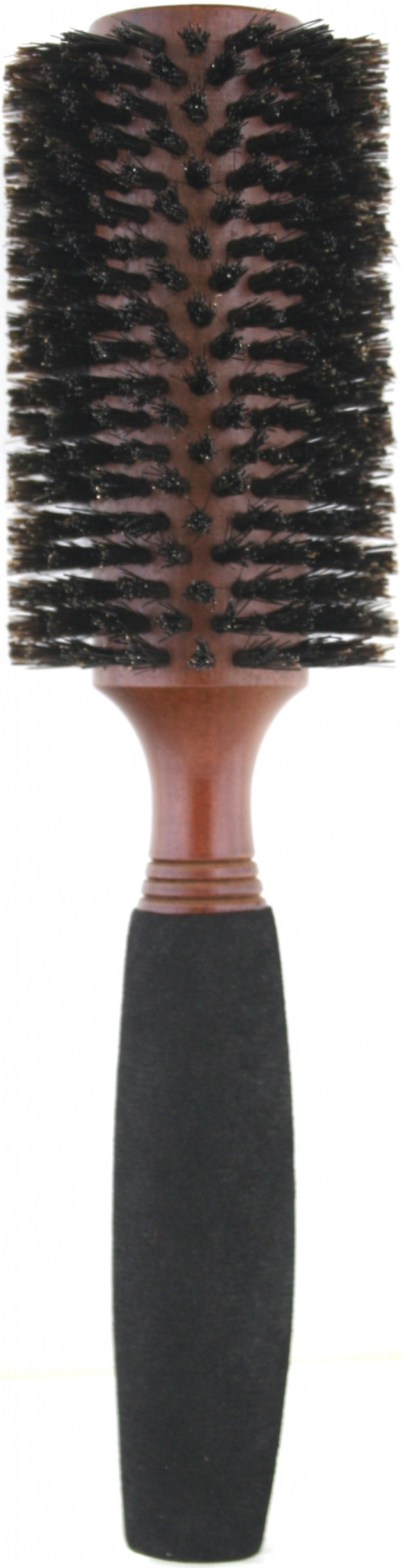  Round Brush with Soft Foam Handle - Boar Bristles (Dia. 6.0cm)