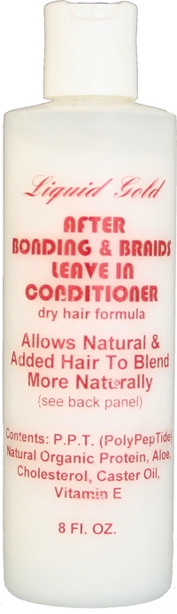  LIQUID GOLD After Bonding & Braids Leave In Conditioner
