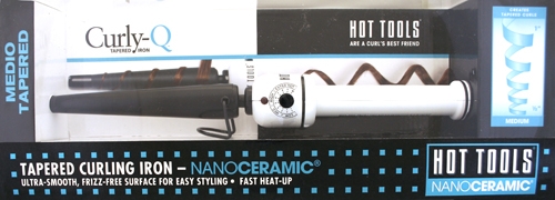  HOT TOOLS Curly-Q Tapered Curling Iron (Medium) (1" - 1/2")