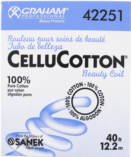 GRAHAM Graham 100% Pure Cotton CelluCotton Beauty Coil 40