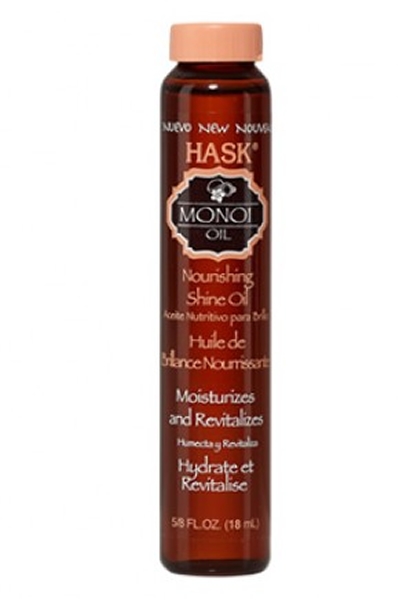 HASK Monoi Oil Nourishing, Lightweight Shine Oil Vile 0.625oz