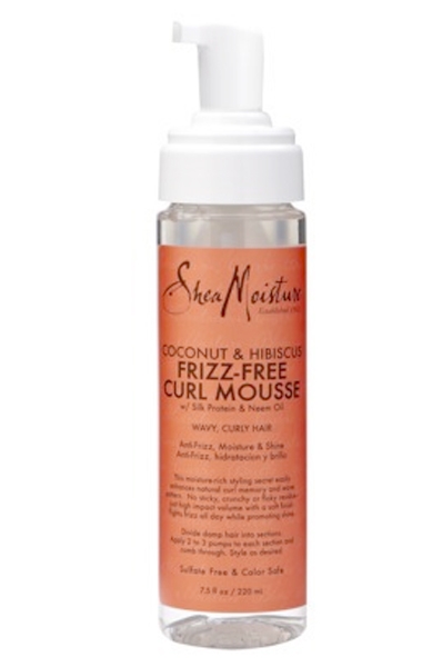 Shea Moisture Coconut & Hibiscus Frizz-Free Curl Mousse 