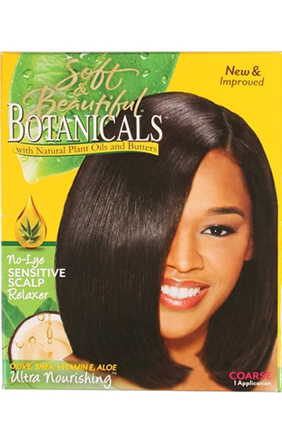 Soft & Beautiful Botanicals Botanicals Sensitive Scalp Relaxer Kit (Coarse)