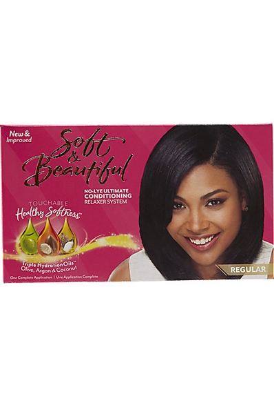 Soft & Beautiful Botanicals No-Lye Relaxer Kit [Reg]