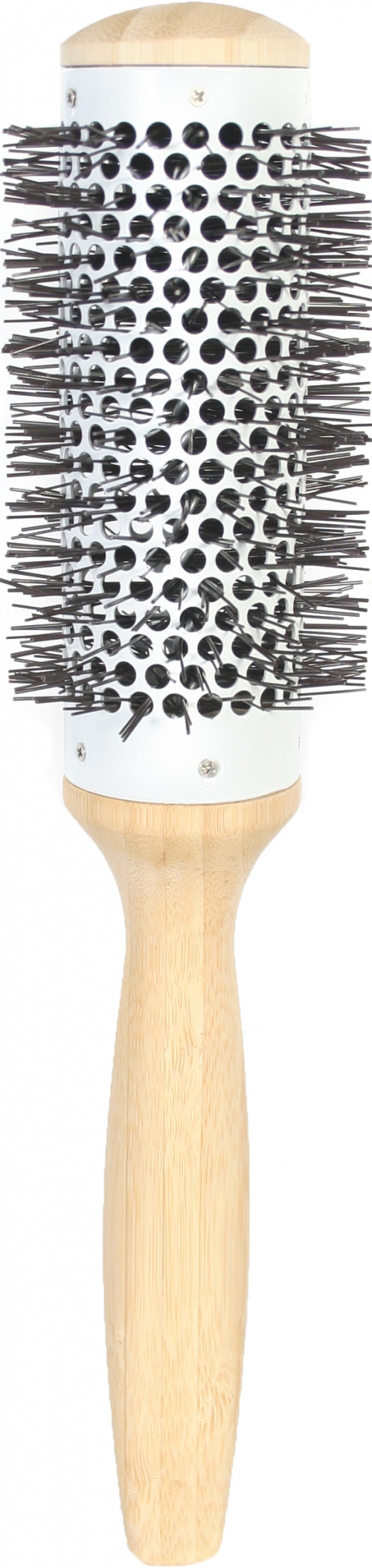  Bamboo Brush, 58mm. Nylon Bristles, Ceramic Barrel