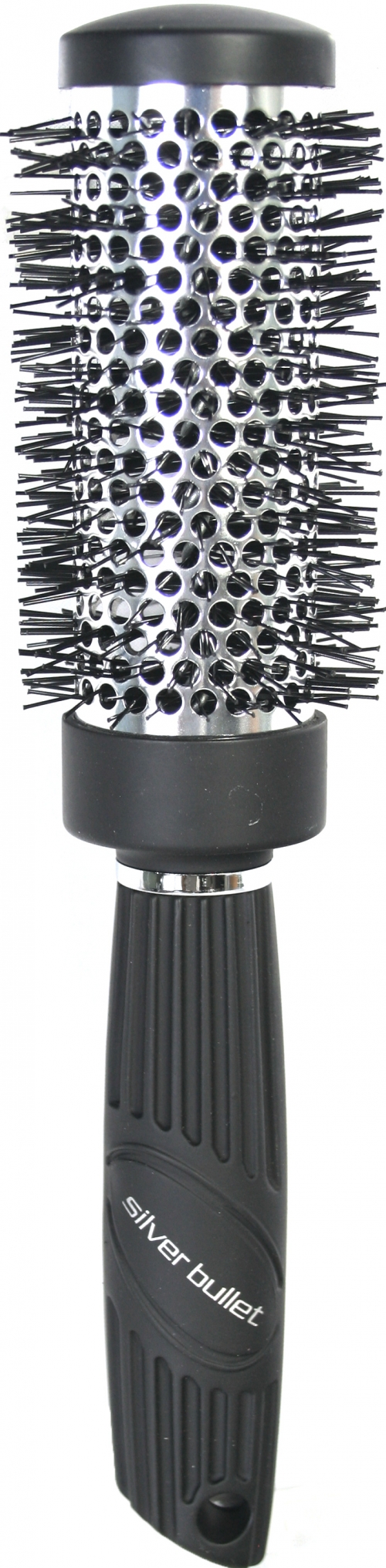  "Silver Bullet" Thermal Round Brush, Nylon Bristles, Rubberized Finish