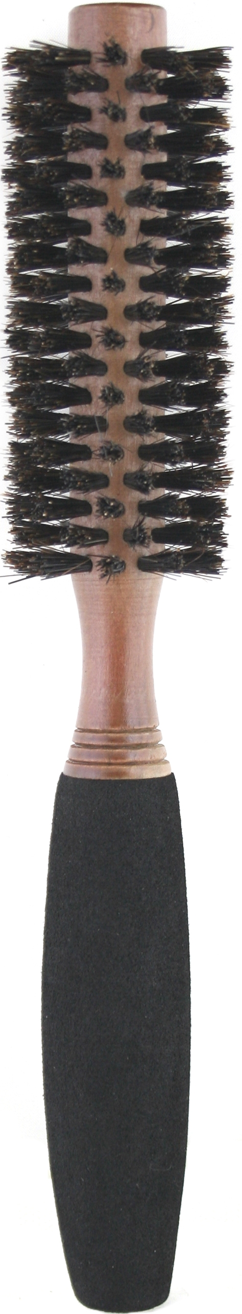  Round Brush with Soft Foam Handle - Boar Bristles (Dia. 4.0cm)