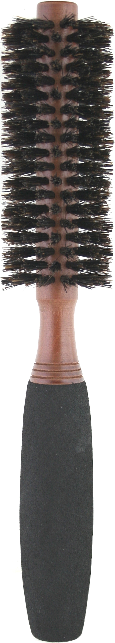 Round Brush with Soft Foam Handle - Boar Bristles (Dia. 4.5cm)