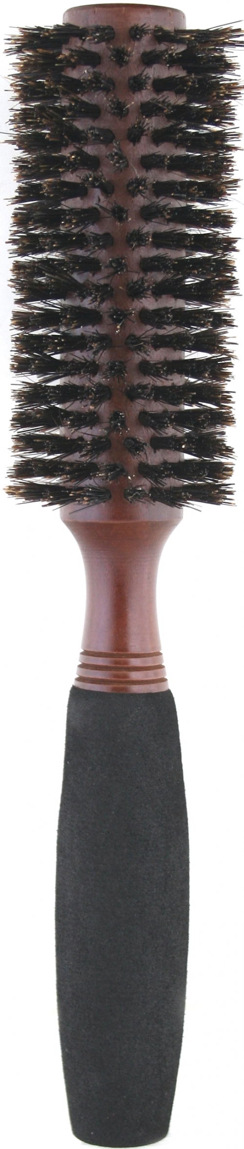  Round Brush with Soft Foam Handle - Boar Bristles (Dia. 5.0cm)
