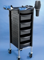  Trolley - Plastic Side Panels w/ Foldable Top Trays