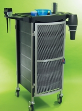  Trolley - Plastic Side Panels w/ Lockable Metal Mesh Doors
